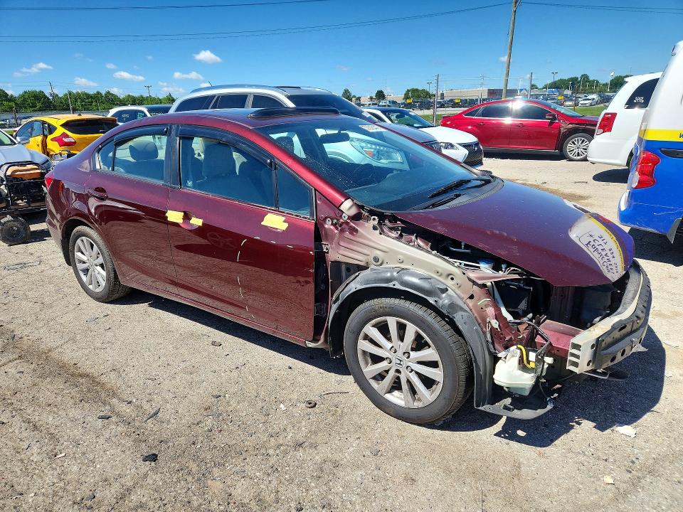 57816446 :رقم المزاد ، 19XFB2F9XCE045125 vin ، 2012 Honda Civic مزاد بيع