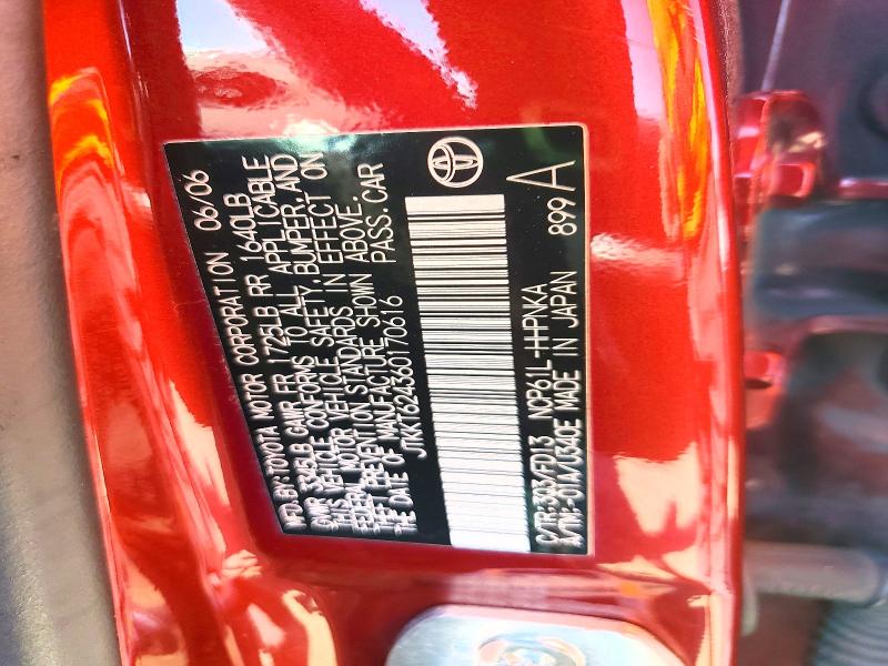 Aukcja sprzedaży 2006 Scion Xa, vin: JTKKT624360170616, numer aukcji: 56176526