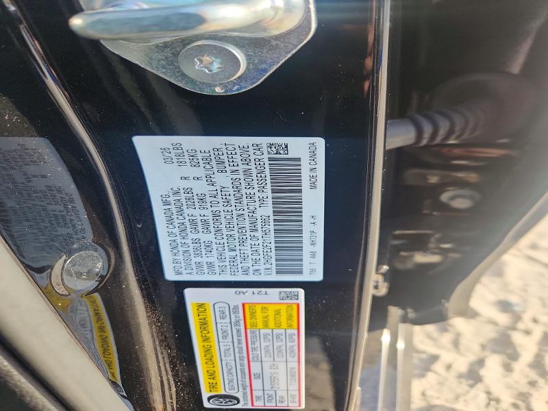 Aukcja sprzedaży 2026 Honda Civic, vin: 2HGFE2F21TH575662, numer aukcji: 55966426