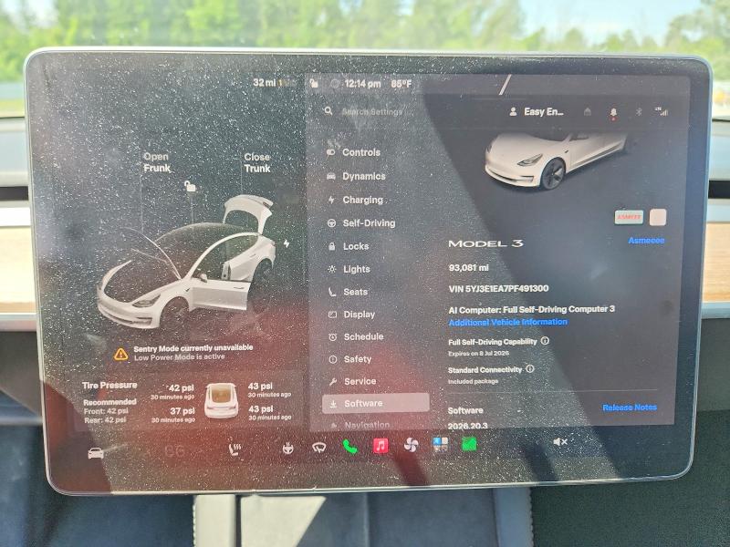 Продаж на аукціоні авто 2023 Tesla Model 3, vin: 5YJ3E1EA7PF491300, номер лоту: 59107666