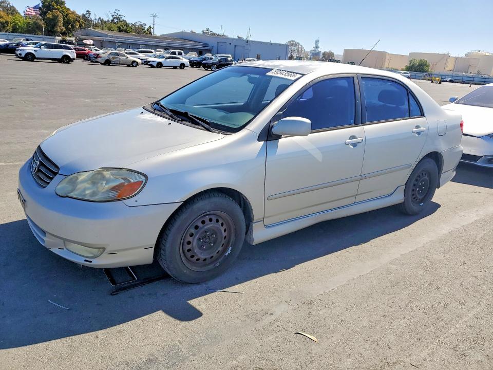 2003 Toyota Corolla მანქანა იყიდება აუქციონზე, vin: 1NXBR32E43Z186255, აუქციონის ნომერი: 59543566
