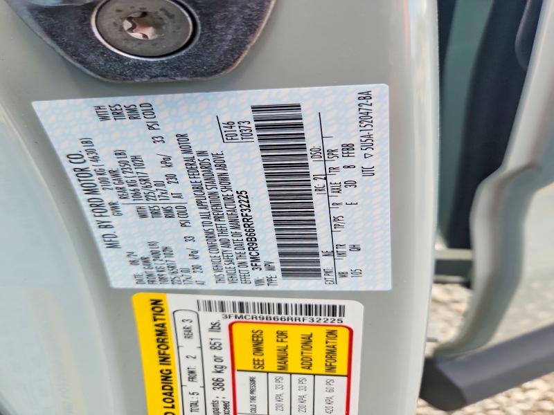 58445616 :رقم المزاد ، 3FMCR9B66RRF32225 vin ، 2024 Ford Bronco Sport مزاد بيع