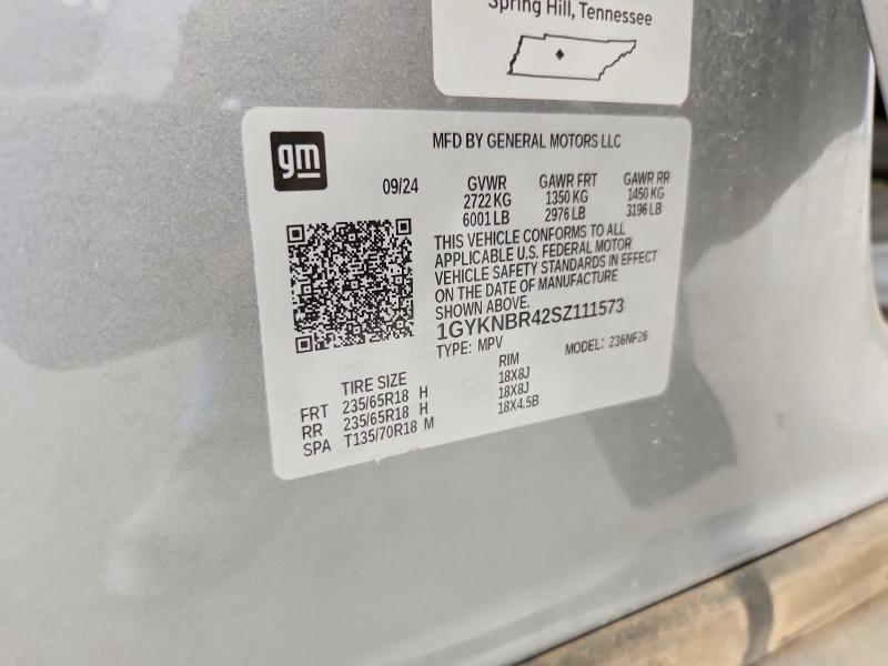 Продажа на аукционе авто 2025 Cadillac Xt5, vin: 1GYKNBR42SZ111573, номер лота: 58881296
