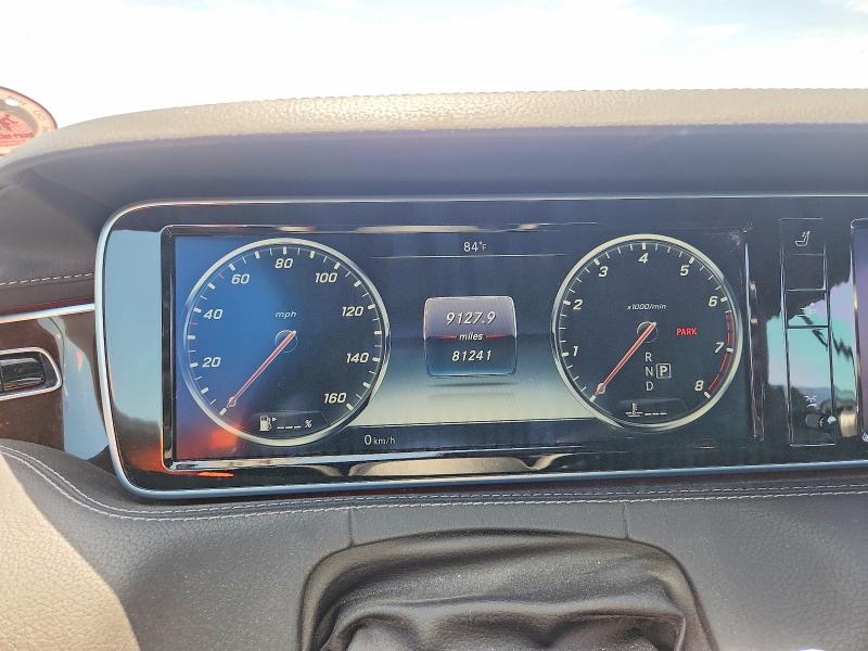Aukcja sprzedaży 2017 Mercedes-benz S, vin: WDDXK8CB7HA023145, numer aukcji: 55455296