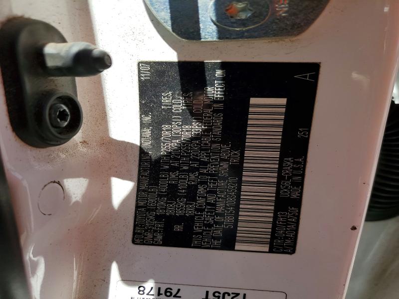 Aukcja sprzedaży 2008 Toyota Tundra, vin: 5TBBT54108S459210, numer aukcji: 56584366