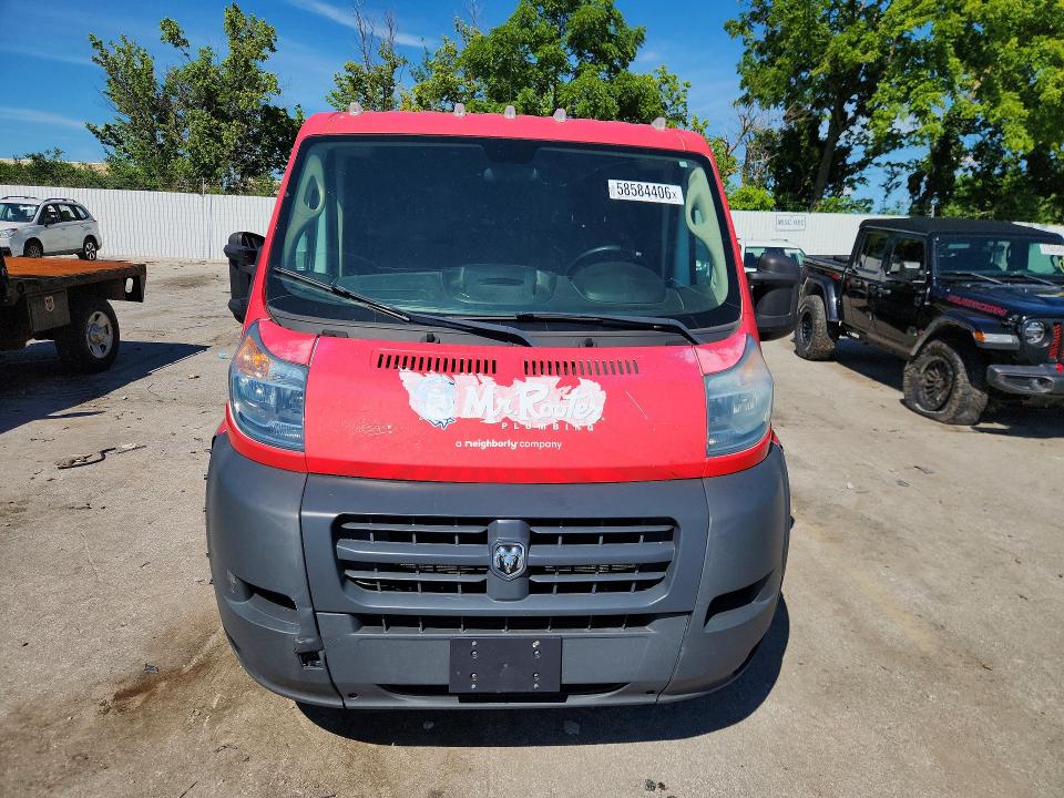 2018 Ram Promaster 1500 მანქანა იყიდება აუქციონზე, vin: 3C6TRVAG9JE156002, აუქციონის ნომერი: 58584406