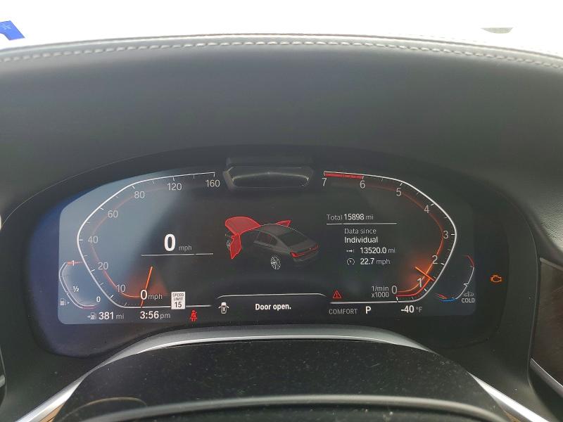 2022 Bmw 750 მანქანა იყიდება აუქციონზე, vin: WBA7U2C00NCK71802, აუქციონის ნომერი: 56846246