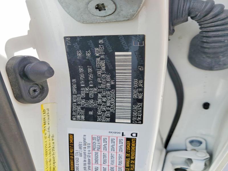 Aukcja sprzedaży 2019 Toyota 4runner, vin: JTEZU5JR3K5200426, numer aukcji: 57410136