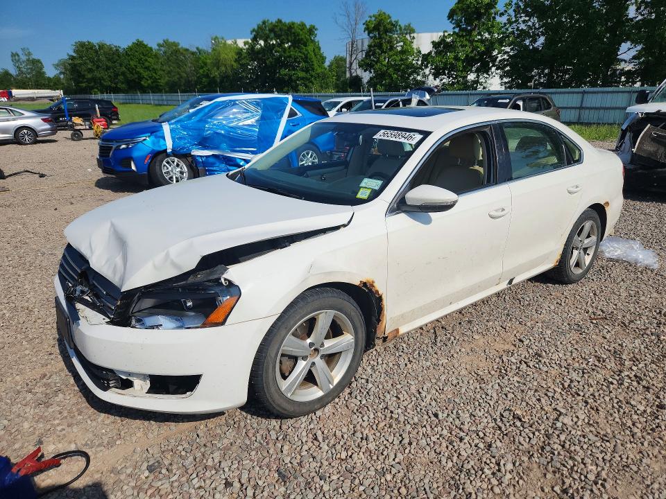 56598946 :رقم المزاد ، 1VWBP7A30CC106485 vin ، 2012 Volkswagen Passat مزاد بيع