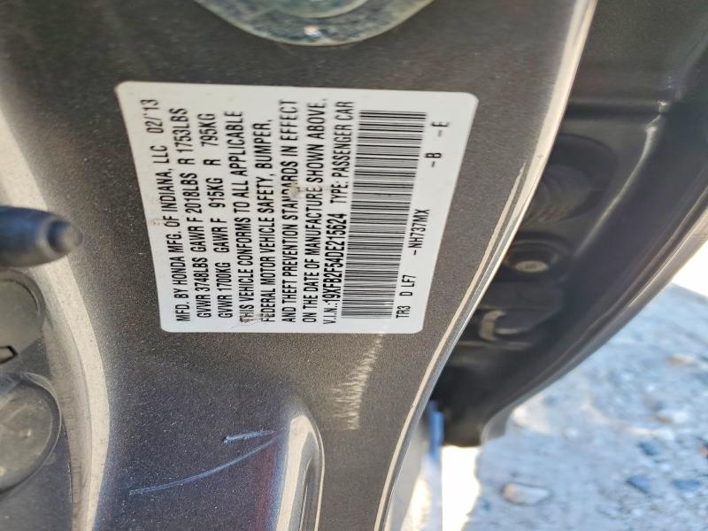 Aukcja sprzedaży 2013 Honda Civic, vin: 19XFB2F54DE215624, numer aukcji: 56621536