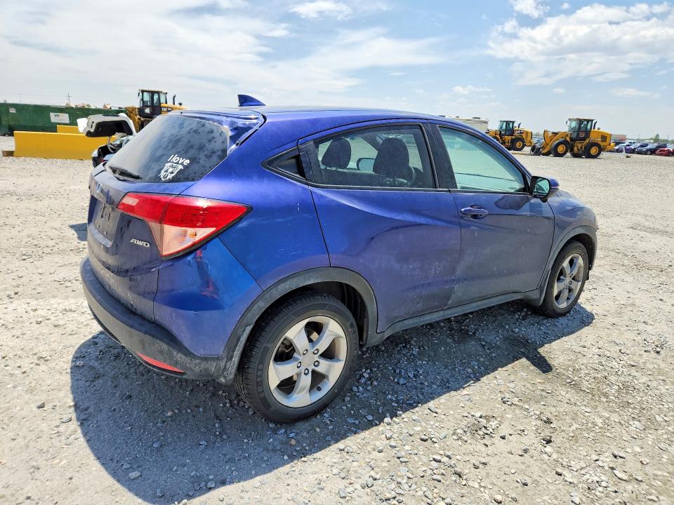 2016 Honda Hr-v მანქანა იყიდება აუქციონზე, vin: 3CZRU6H51GM750815, აუქციონის ნომერი: 56404416