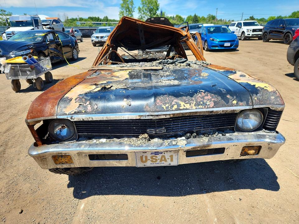 1972 Chevrolet Nova მანქანა იყიდება აუქციონზე, vin: 1X27F2W293602, აუქციონის ნომერი: 58090426