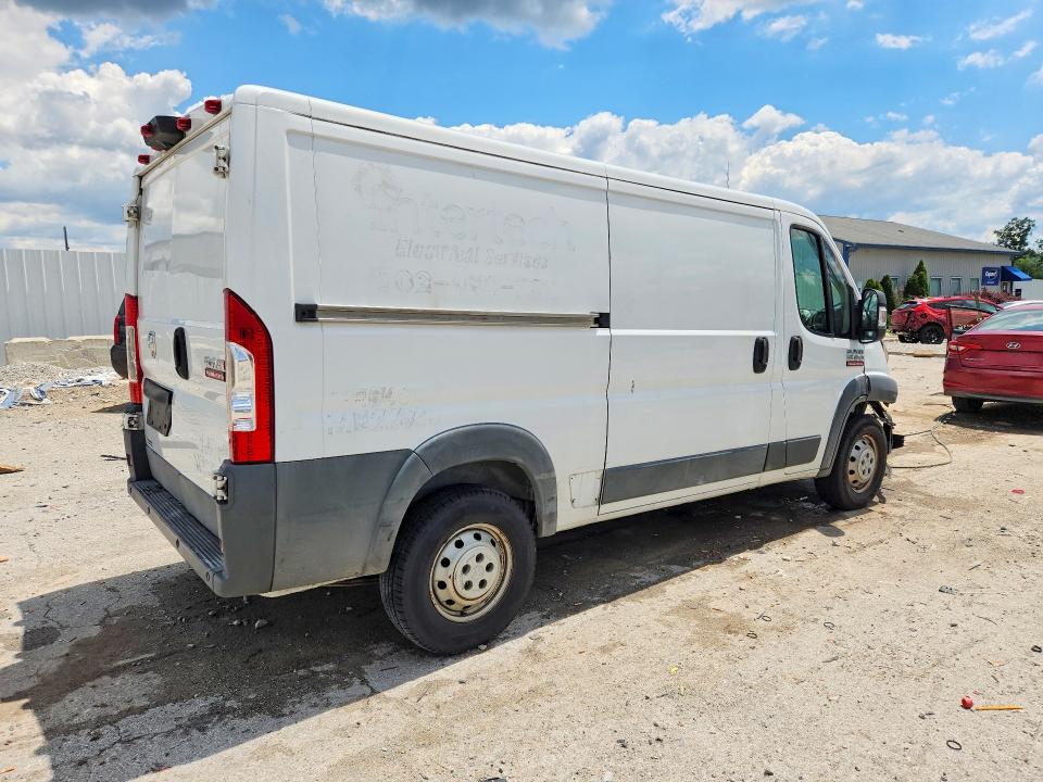 56984256 :رقم المزاد ، 3C6TRVAG3EE127889 vin ، 2014 Ram Promaster 1500 مزاد بيع