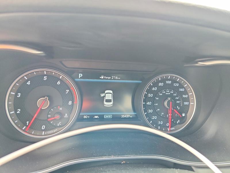 57550436 :رقم المزاد ، KMTG44LA1KU012699 vin ، 2019 Genesis G70 مزاد بيع
