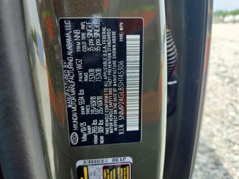 Продажа на аукционе авто 2025 Hyundai Santa Fe, vin: 5NMP24GL8SH145306, номер лота: 55952306