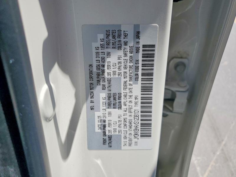 Aukcja sprzedaży 2025 Mazda Cx-90, vin: JM3KKBHAXS1238101, numer aukcji: 57733216