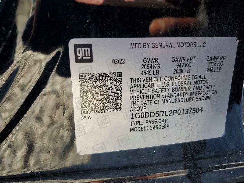 Aukcja sprzedaży 2023 Cadillac Ct4-v, vin: 1G6DD5RL2P0137504, numer aukcji: 57274616