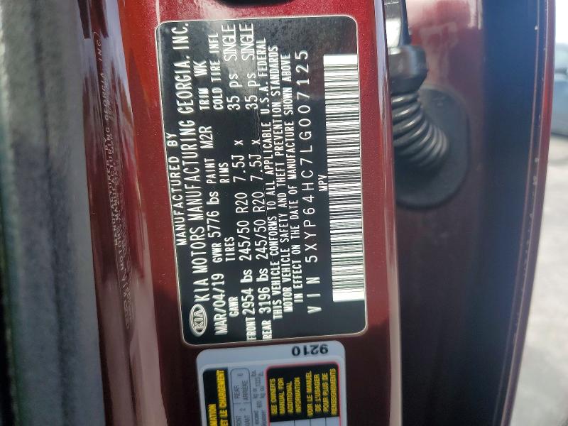 Aukcja sprzedaży 2020 Kia Telluride, vin: 5XYP64HC7LG007125, numer aukcji: 56266186
