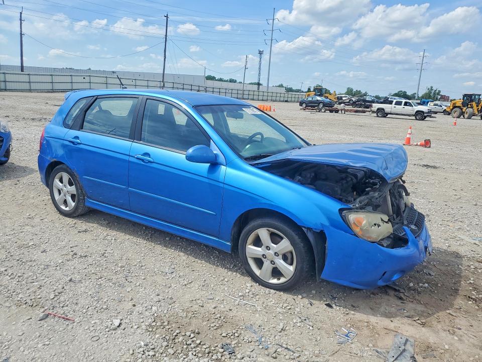 57218056 :رقم المزاد ، KNAFE161875002168 vin ، 2007 Kia Spectra5 مزاد بيع