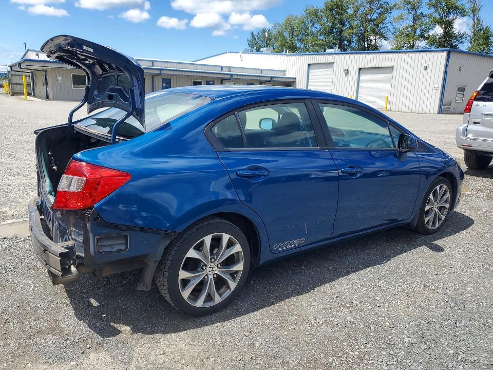 2012 Honda Civic მანქანა იყიდება აუქციონზე, vin: 2HGFB6E55CH702571, აუქციონის ნომერი: 56392076