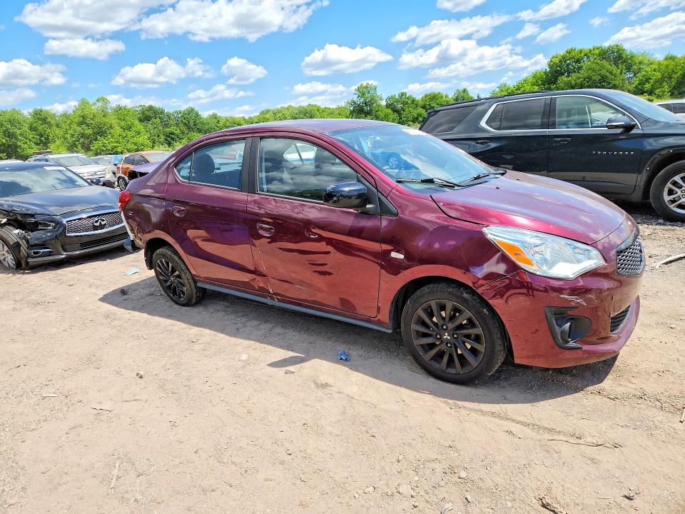 2020 Mitsubishi Mirage მანქანა იყიდება აუქციონზე, vin: ML32F4FJ7LHF03048, აუქციონის ნომერი: 55281346