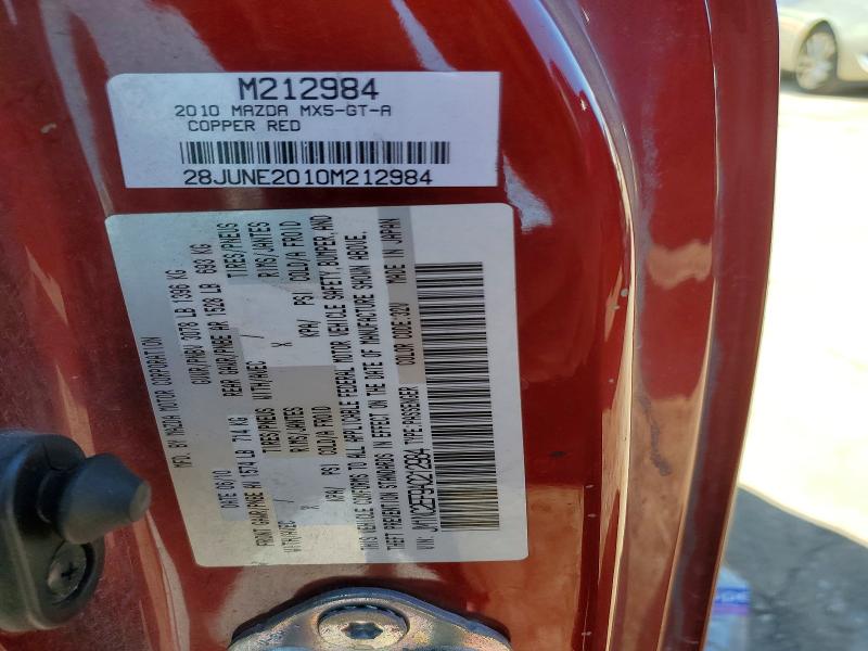 Продаж на аукціоні авто 2010 Mazda Mx-5 Miata, vin: JM1NC2EF9A0212984, номер лоту: 55238956