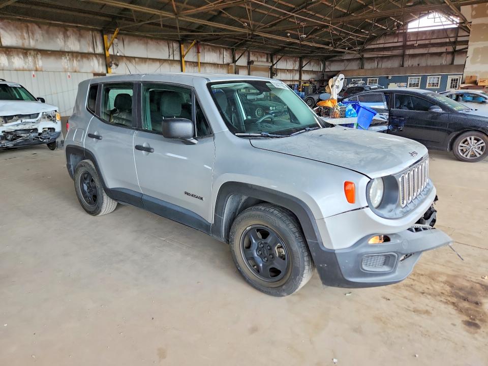 2017 Jeep Renegade მანქანა იყიდება აუქციონზე, vin: ZACCJAAB6HPF01741, აუქციონის ნომერი: 58477506