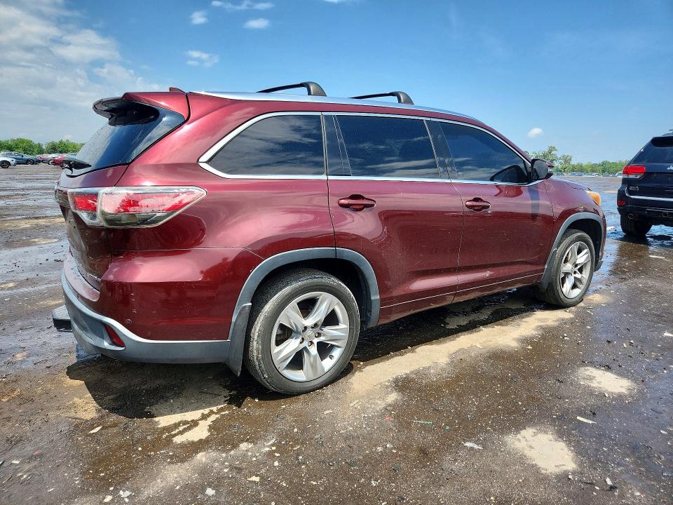 2015 Toyota Highlander მანქანა იყიდება აუქციონზე, vin: 5TDDKRFH3FS134407, აუქციონის ნომერი: 56852266
