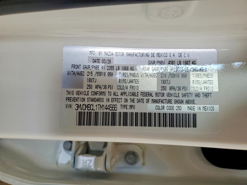 Aukcja sprzedaży 2026 Mazda Cx-30, vin: 3MVDMBCL1TM144566, numer aukcji: 56963286