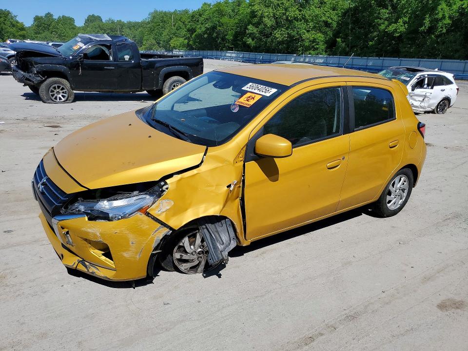 56064056 :رقم المزاد ، ML32AUHJ2NH007019 vin ، 2022 Mitsubishi Mirage مزاد بيع