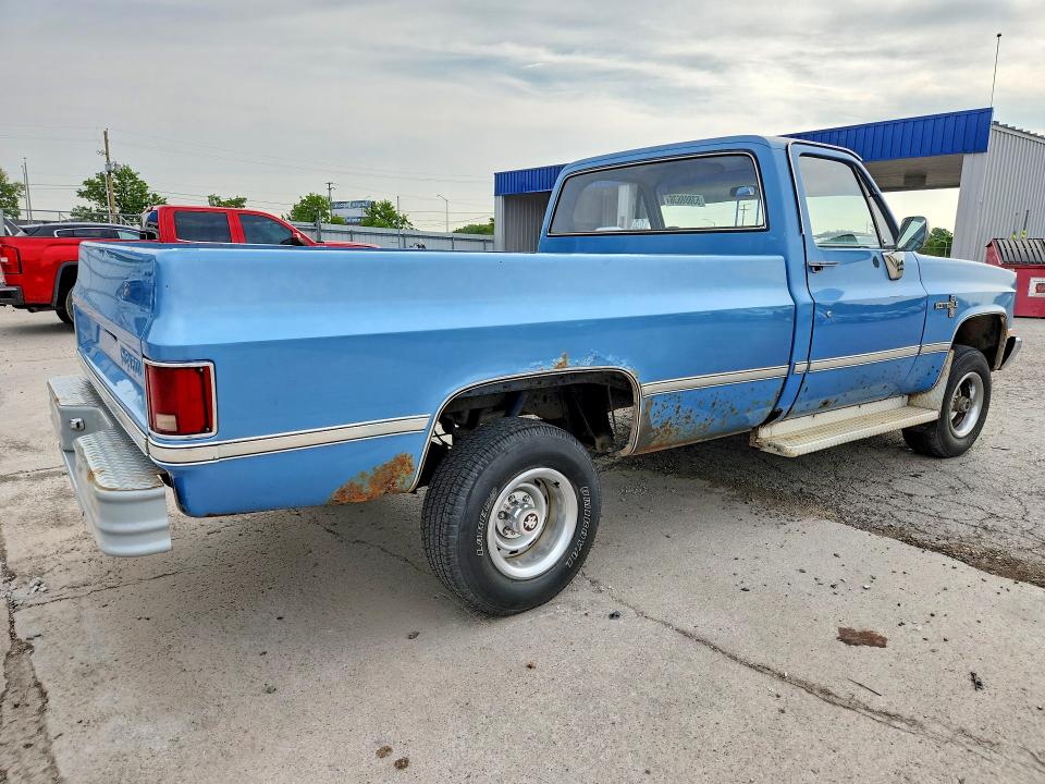 1986 Chevrolet K10 მანქანა იყიდება აუქციონზე, vin: 1GCEK14H4GJ183929, აუქციონის ნომერი: 53888636