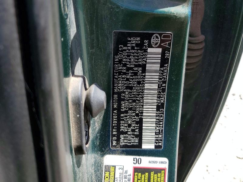 Aukcja sprzedaży 2014 Toyota Corolla, vin: 2T1BPRHE5EC052374, numer aukcji: 54582896