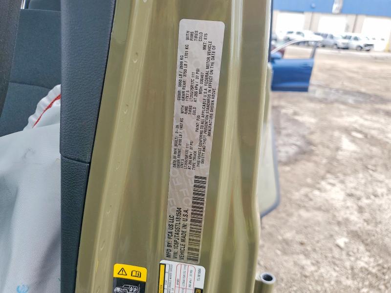 Продаж на аукціоні авто 2026 Jeep Gladiator, vin: 1C6PJTAG5TL181504, номер лоту: 57504296