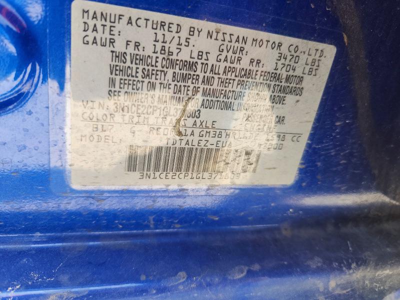 Продаж на аукціоні авто 2016 Nissan Versa Note, vin: 3N1CE2CP1GL371803, номер лоту: 57402416