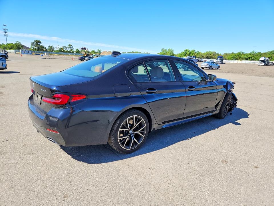 2022 Bmw 540 მანქანა იყიდება აუქციონზე, vin: WBA73BJ03NWX39641, აუქციონის ნომერი: 57274666