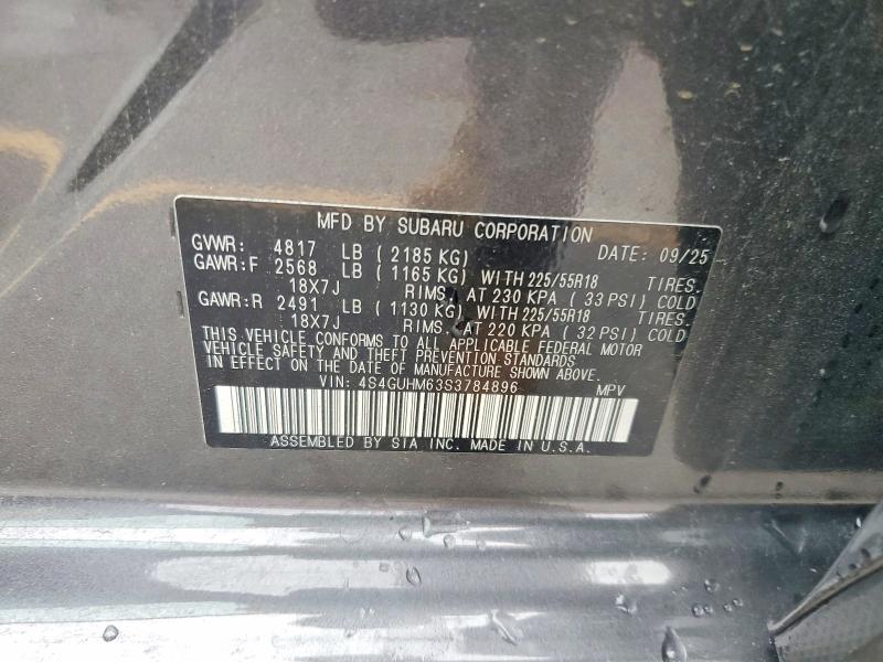 Продаж на аукціоні авто 2025 Subaru Crosstrek, vin: 4S4GUHM63S3784896, номер лоту: 57618516