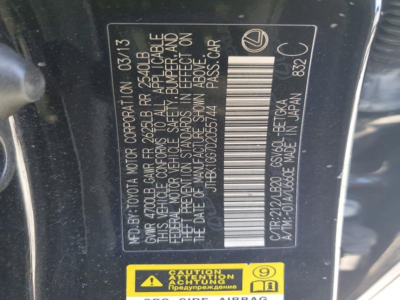 Продажа на аукционе авто 2013 Lexus Es, vin: JTHBK1GG7D2055744, номер лота: 57272786