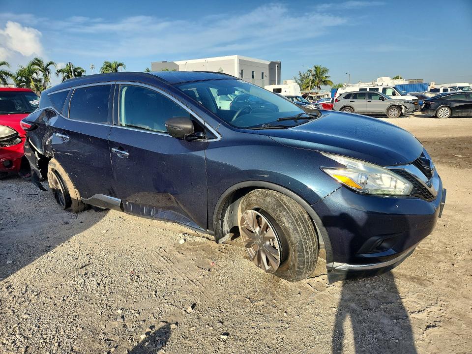 58661286 :رقم المزاد ، 5N1AZ2MH2HN185197 vin ، 2017 Nissan Murano مزاد بيع