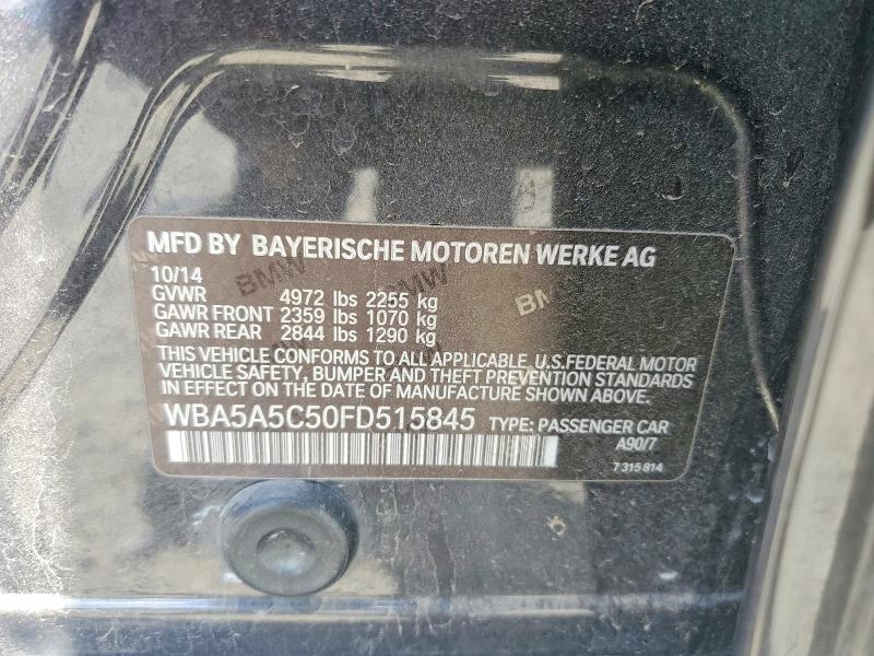Продаж на аукціоні авто 2015 Bmw 528, vin: WBA5A5C50FD515845, номер лоту: 57531896