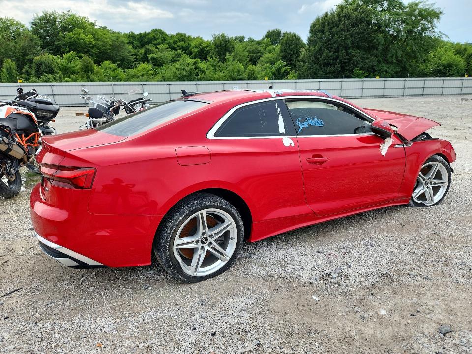 59163756 :رقم المزاد ، WAUSAAF56NA011890 vin ، 2022 Audi A5 مزاد بيع
