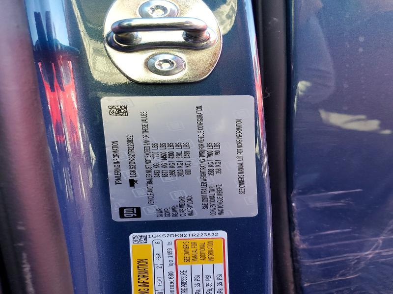 Продажа на аукционе авто 2026 Gmc Yukon, vin: 1GKS2DK82TR223822, номер лота: 56876856
