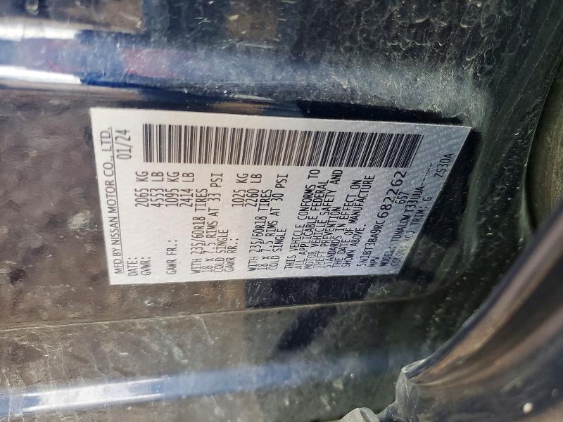 56302896 :رقم المزاد ، 5N1BT3BA9RC682262 vin ، 2024 Nissan Rogue مزاد بيع