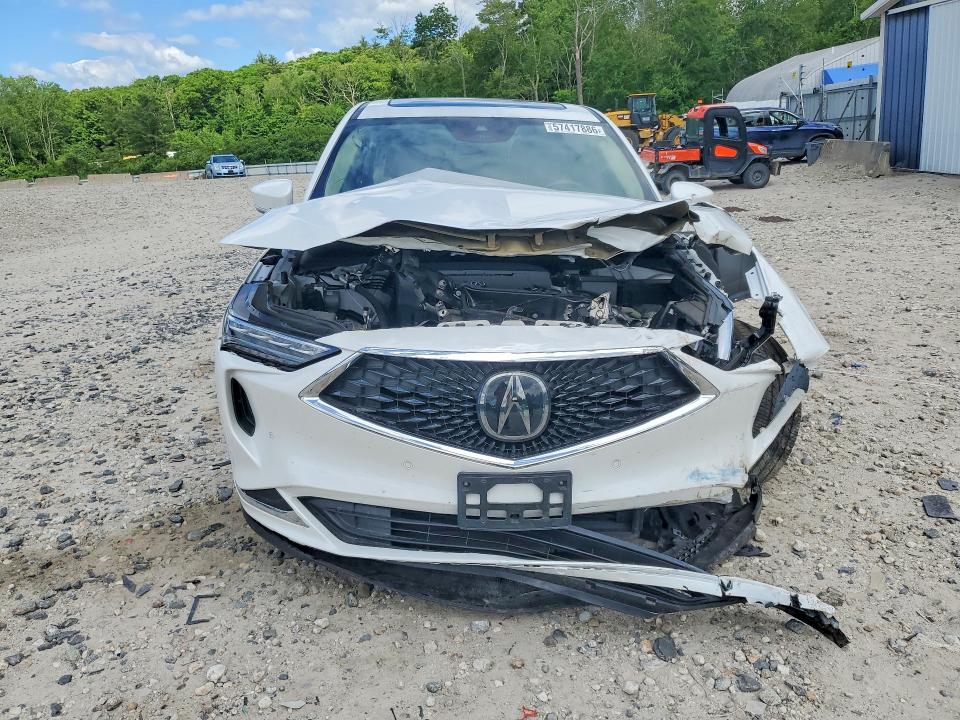2022 Acura Mdx მანქანა იყიდება აუქციონზე, vin: 5J8YE1H46NL038647, აუქციონის ნომერი: 57417886