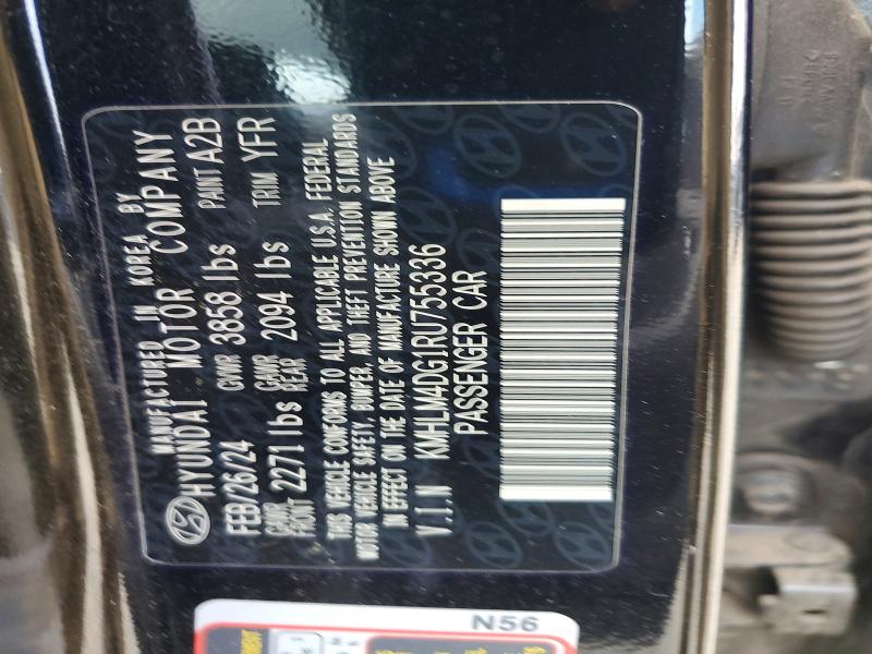 Aukcja sprzedaży 2024 Hyundai Elantra, vin: KMHLM4DG1RU755336, numer aukcji: 57229976