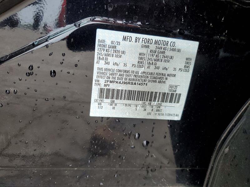 Продажа на аукционе авто 2024 Ford Edge, vin: 2FMPK4J96RBA14571, номер лота: 58925386