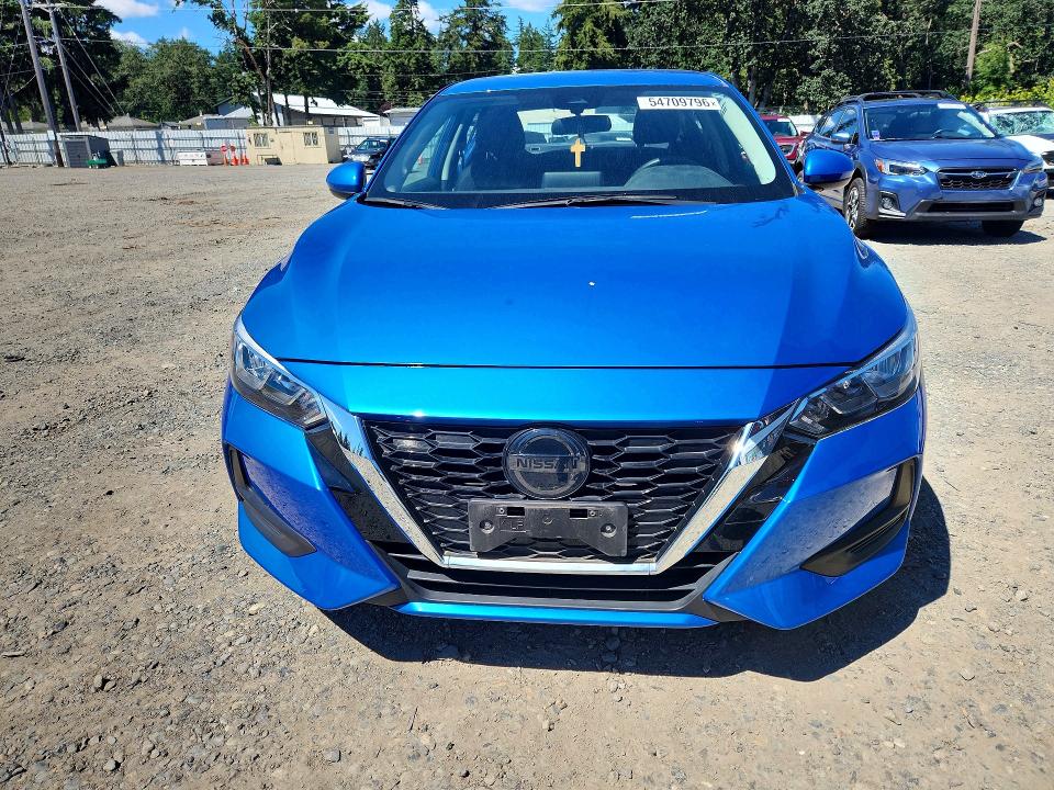 2022 Nissan Sentra მანქანა იყიდება აუქციონზე, vin: 3N1AB8CV5NY296024, აუქციონის ნომერი: 54709796