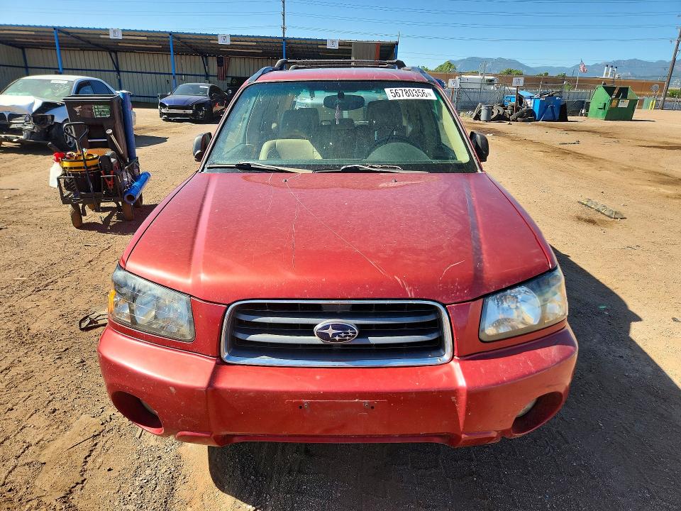 56780356 :رقم المزاد ، JF1SG65623H765808 vin ، 2003 Subaru Forester مزاد بيع