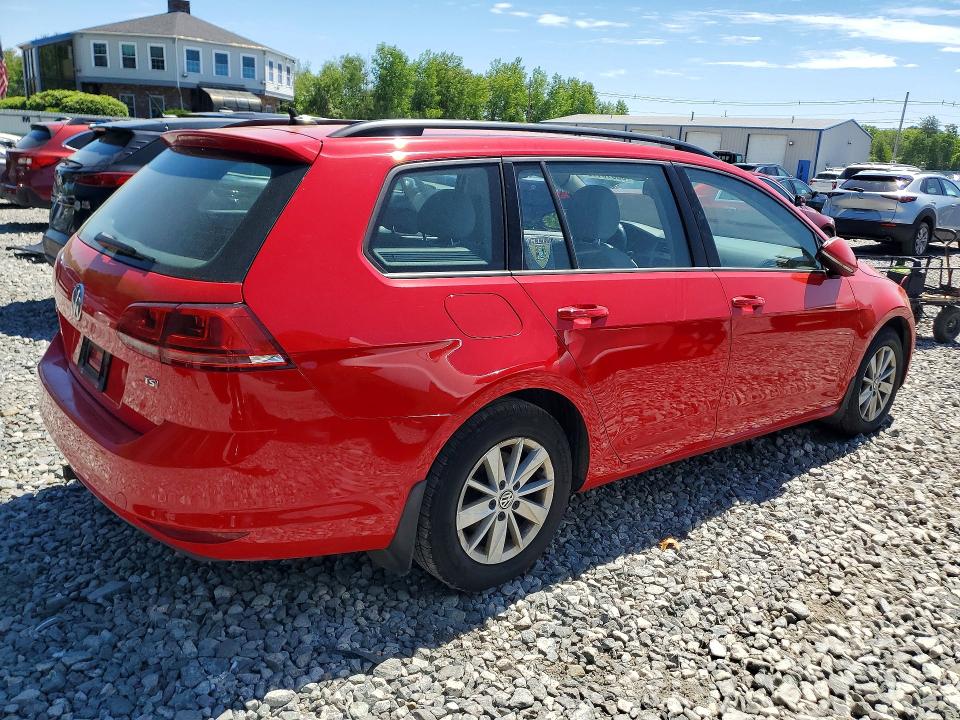 55615116 :رقم المزاد ، 3VWC17AU2HM504558 vin ، 2017 Volkswagen Golf Sportwagen مزاد بيع