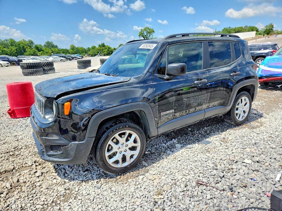 2018 Jeep Renegade მანქანა იყიდება აუქციონზე, vin: ZACCJBAB4JPJ21399, აუქციონის ნომერი: 76292645