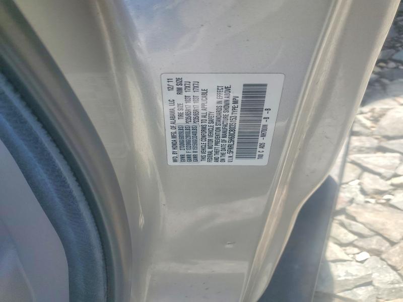 Aukcja sprzedaży 2012 Honda Odyssey, vin: 5FNRL5H68CB035153, numer aukcji: 58537486